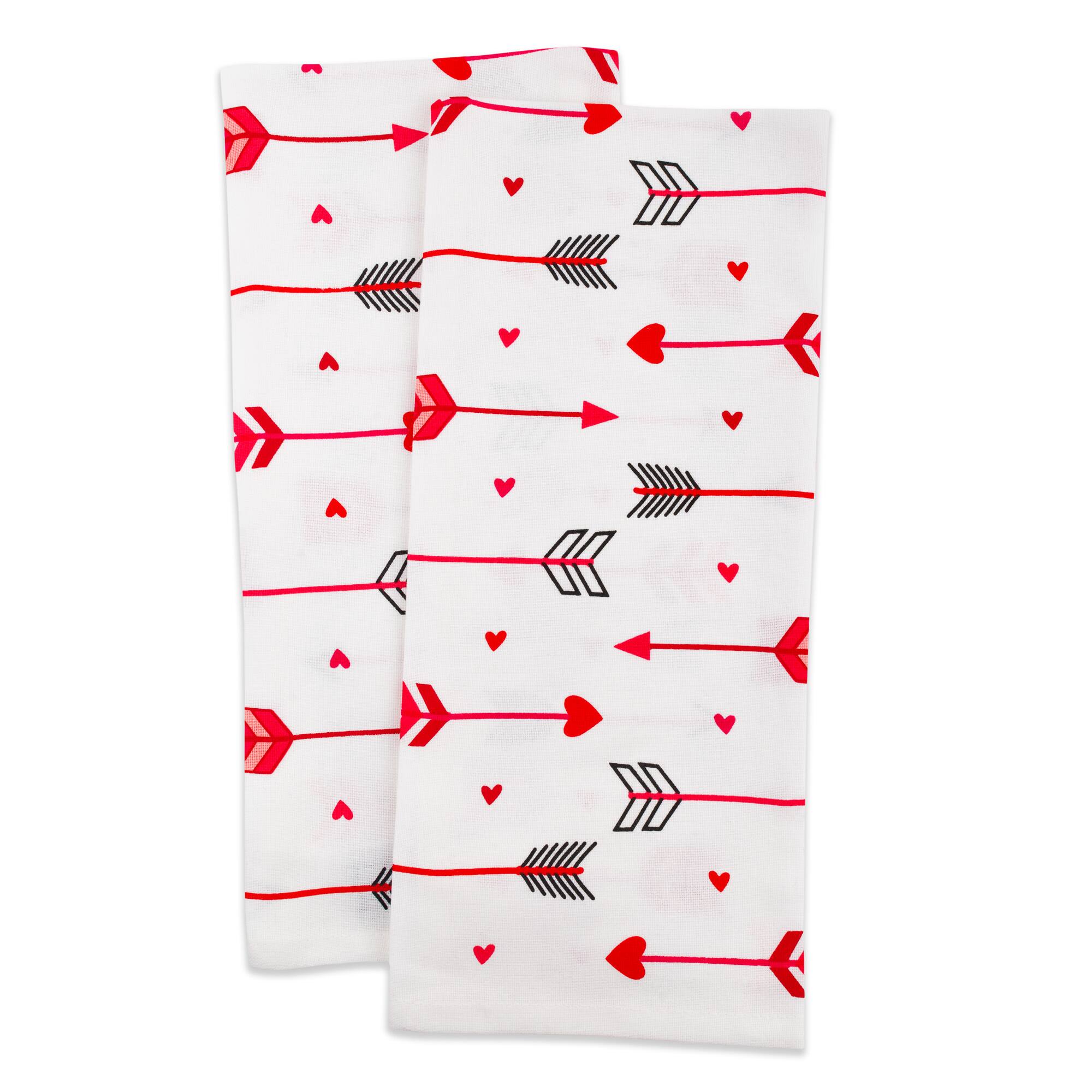 DII® Arrow Collage Printed Dishtowels, 2ct.